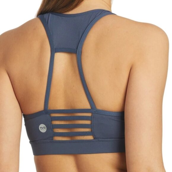 TYR XL Active Reilly Bikini Top Blue​​​ - Picture 3 of 10